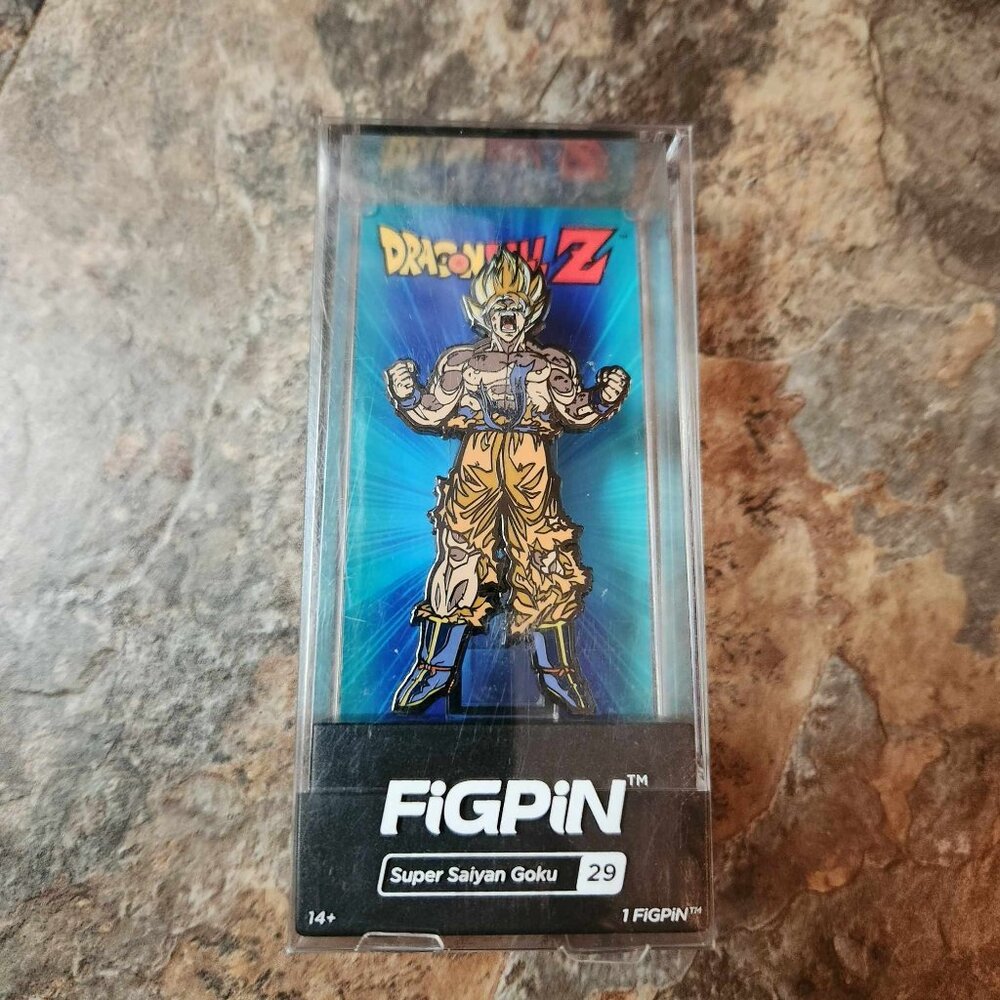 Dragon Ball Z Super Saiyan Goku 29 Figpin - NWT
